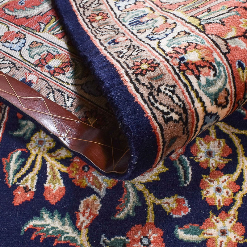 Tapis persan - Keshan - 375 x 252 cm - bleu foncé