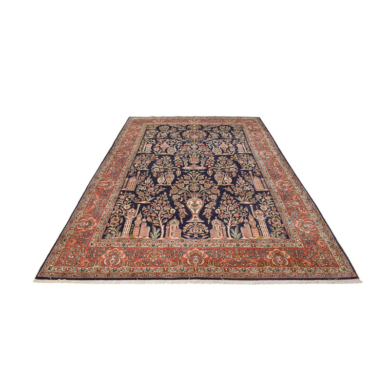Tapis persan - Keshan - 375 x 252 cm - bleu foncé