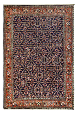 Tapis persan - Tabriz - 289 x 198 cm - bleu foncé