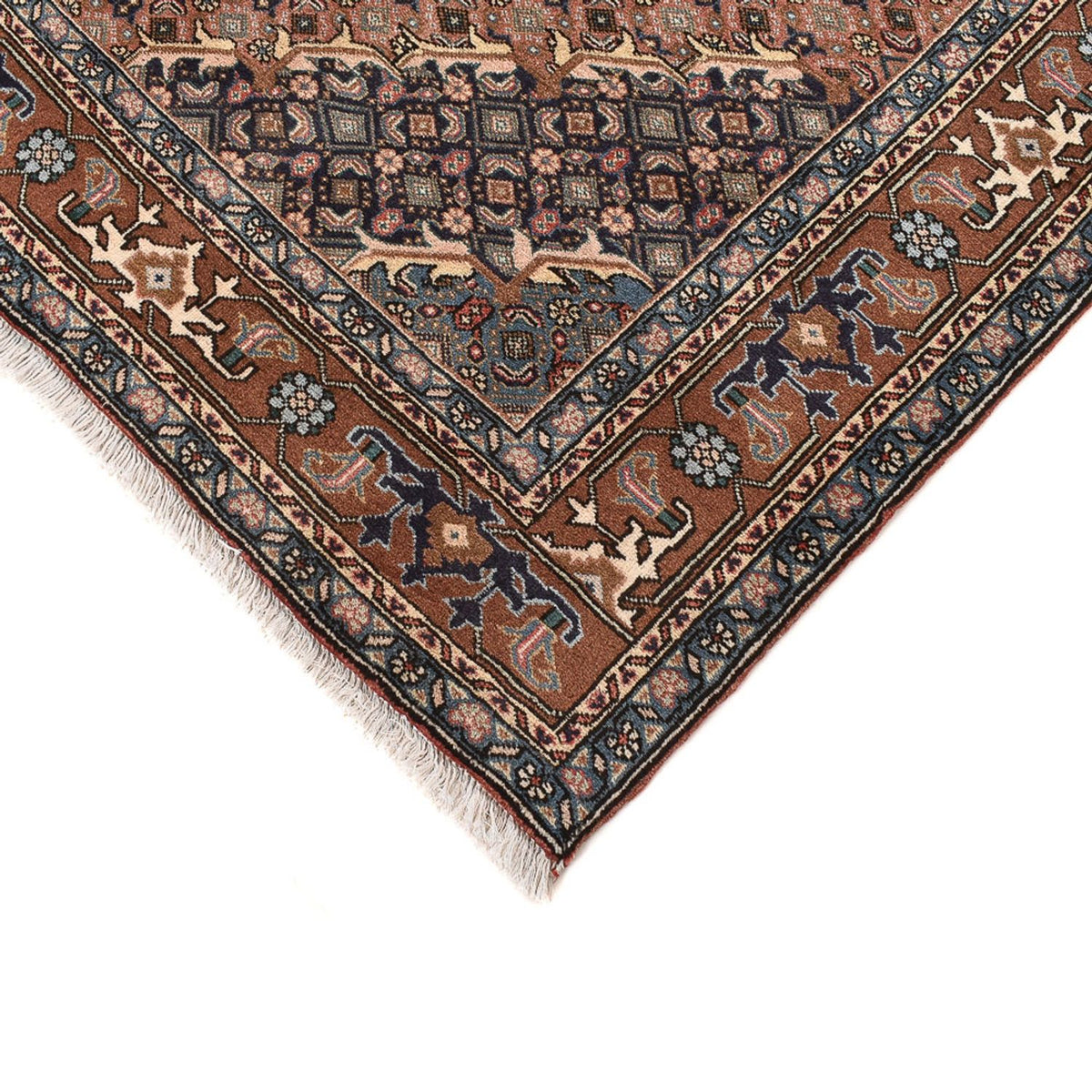 Tapis persan - Nomadic - 291 x 203 cm - terracotta