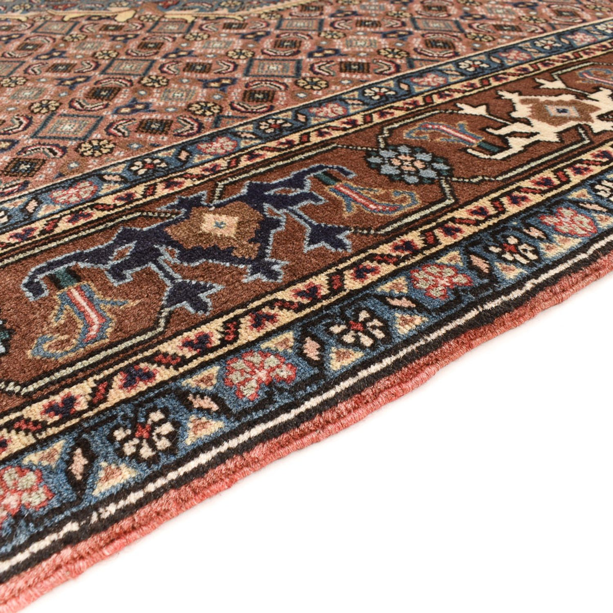 Tapis persan - Nomadic - 291 x 203 cm - terracotta