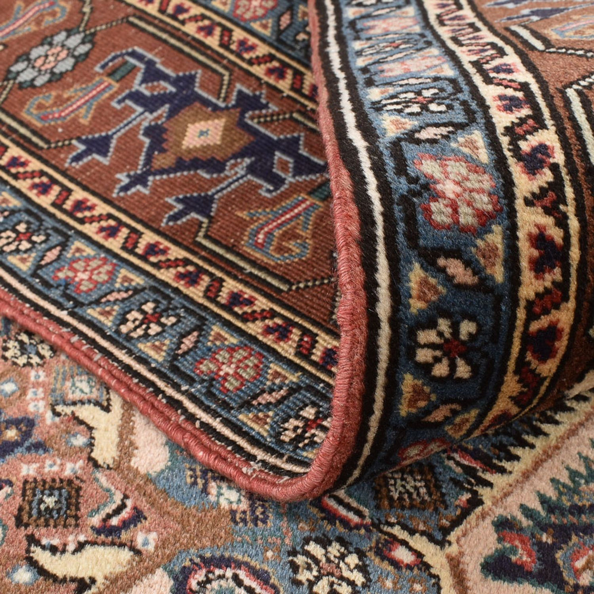 Tapis persan - Nomadic - 291 x 203 cm - terracotta