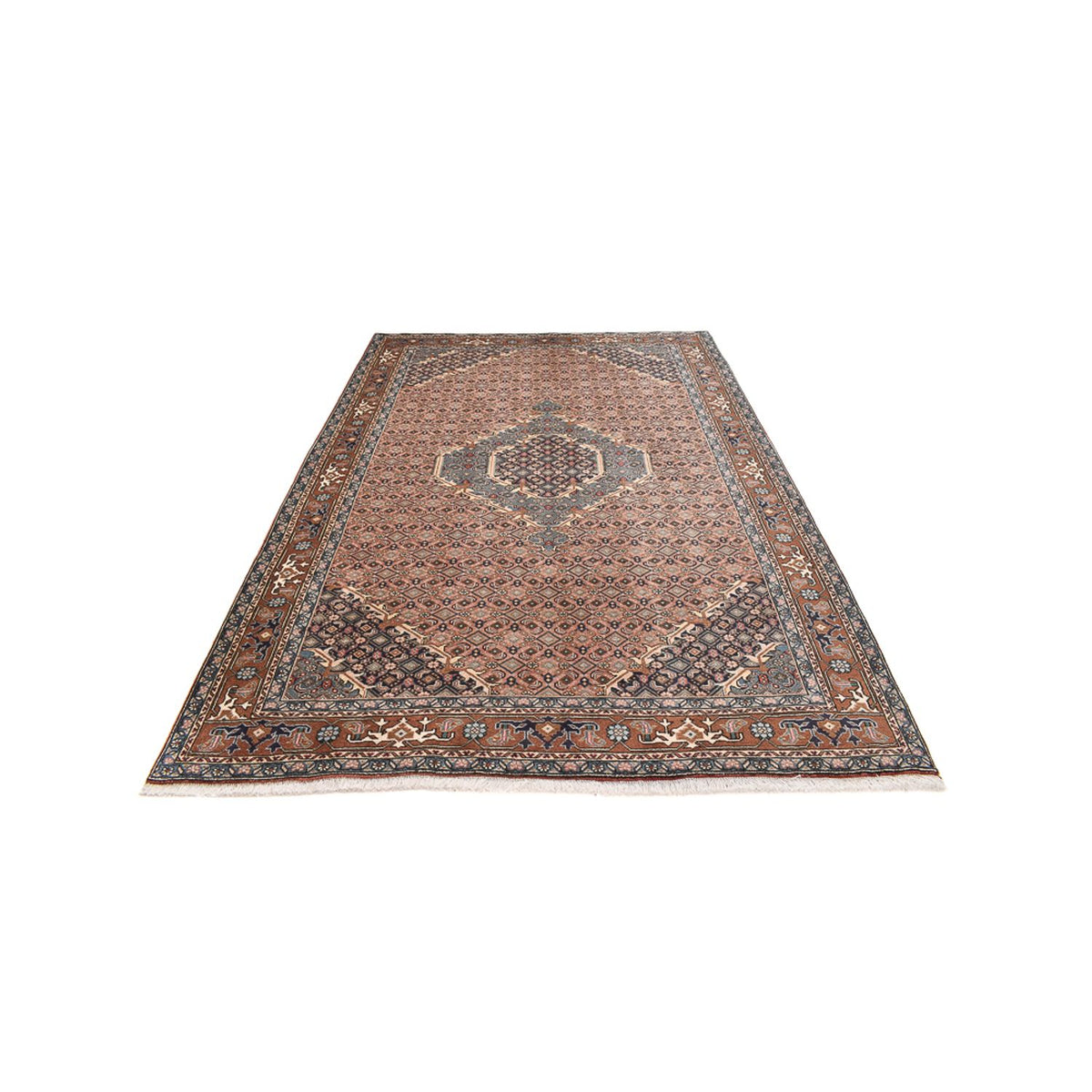 Tapis persan - Nomadic - 291 x 203 cm - terracotta