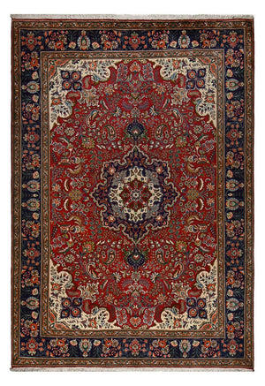 Tapis persan - Tabriz - 290 x 203 cm - rouge bordeaux