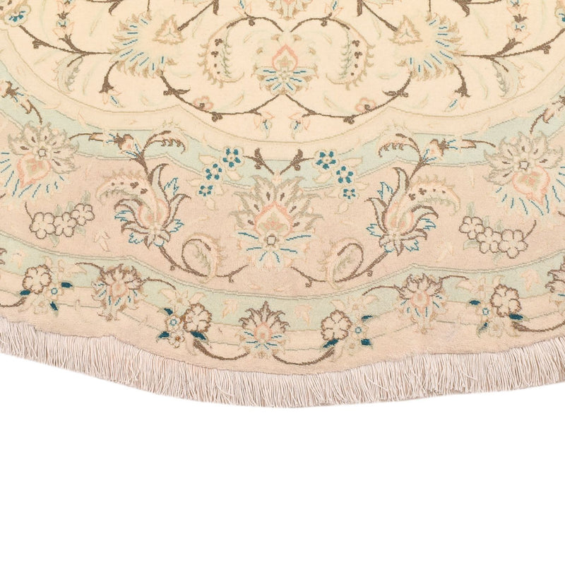 Tapis persan - Tabriz - Premium ronde  - 200 x 200 cm - sable