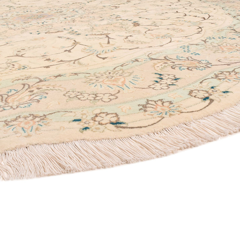 Tapis persan - Tabriz - Premium ronde  - 200 x 200 cm - sable