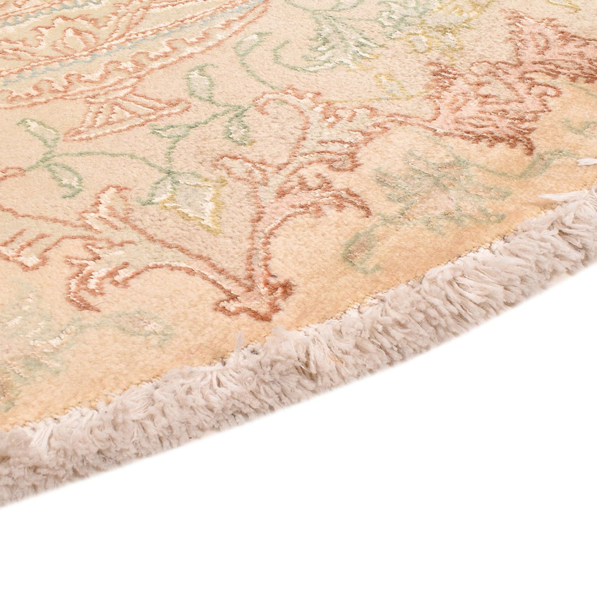 Tapis persan - Tabriz - Royal ronde  - 200 x 200 cm - beige
