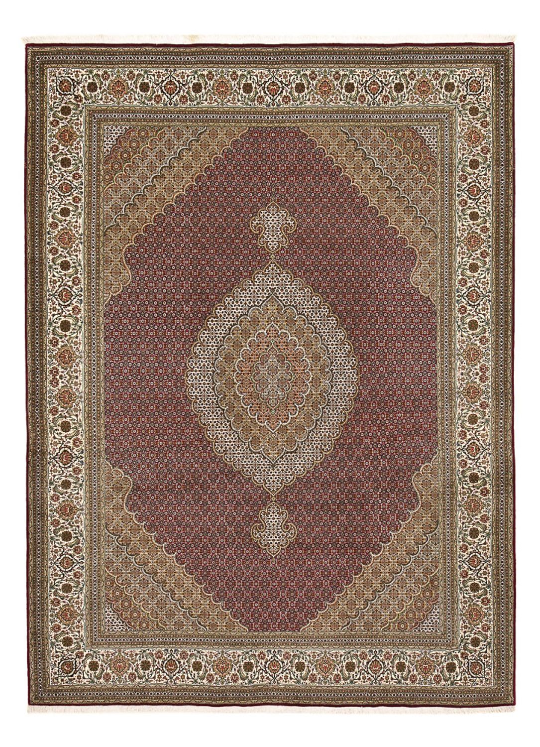 Tapis persan - Tabriz - Royal - 346 x 255 cm - rouille
