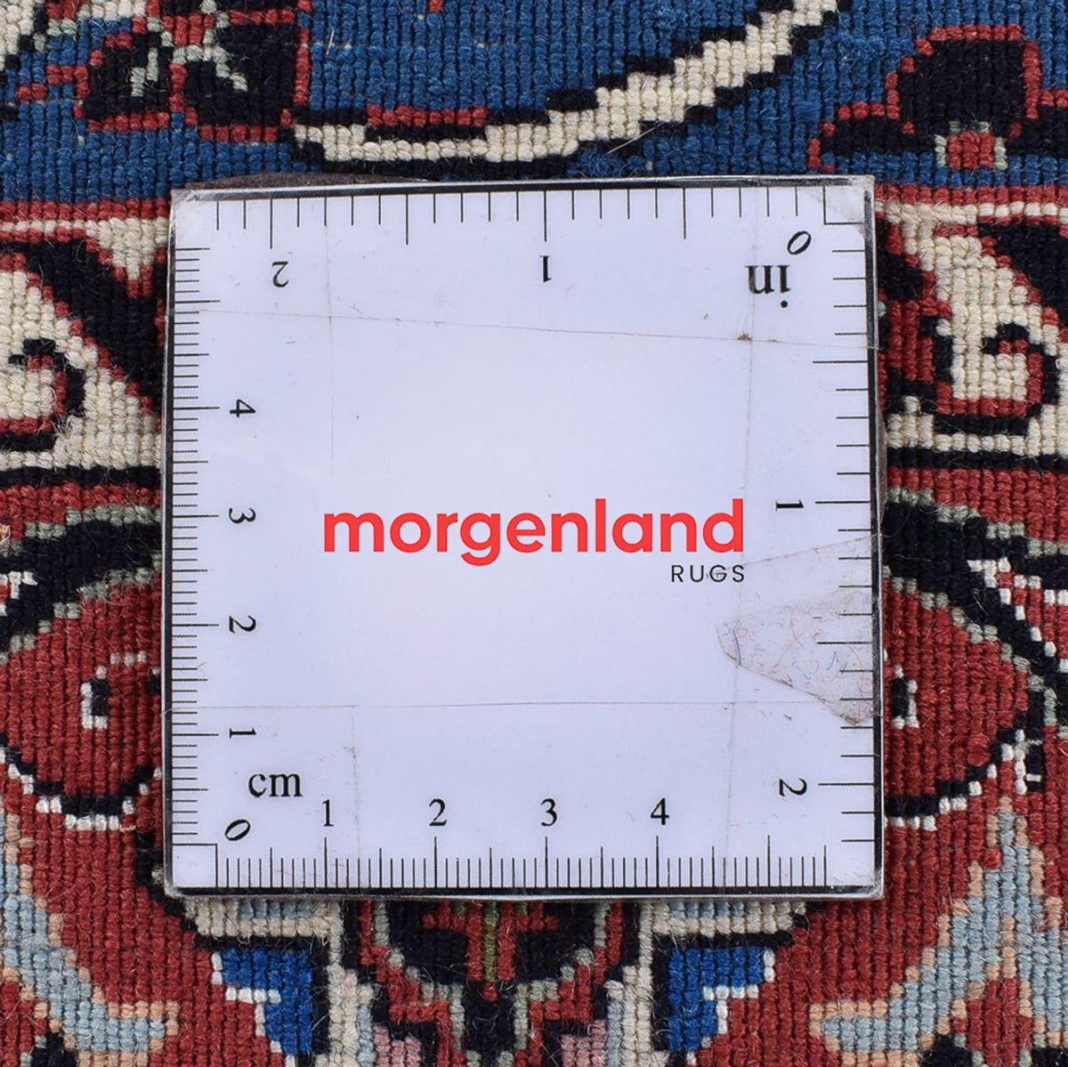 Tapis persan - Bidjar - 402 x 307 cm - bleu foncé