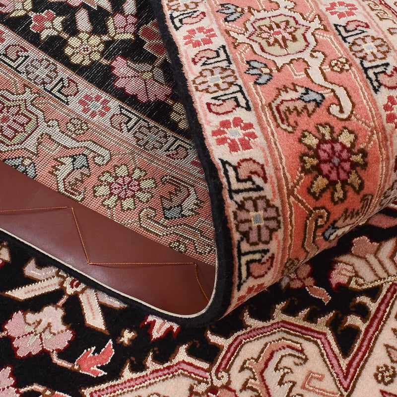 Tapis de couloir Tapis persan - Tabriz - Royal - 352 x 90 cm - rouge clair
