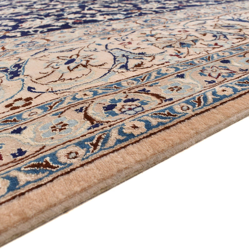 Tapis persan - Nain - Premium - 351 x 253 cm - bleu foncé