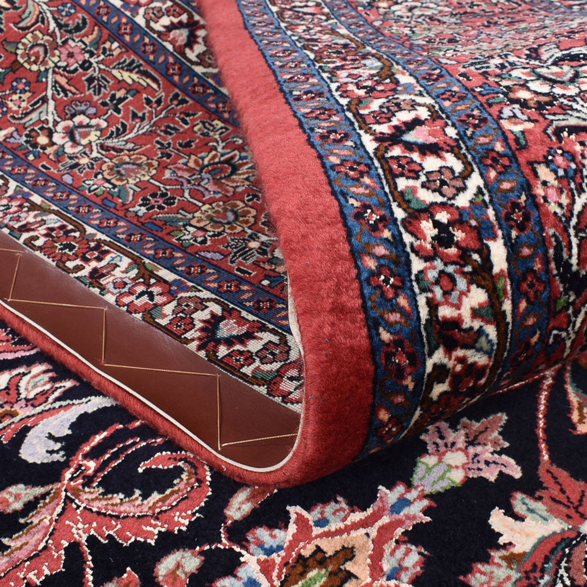 Tapis persan - Bidjar - 295 x 202 cm - rouge clair