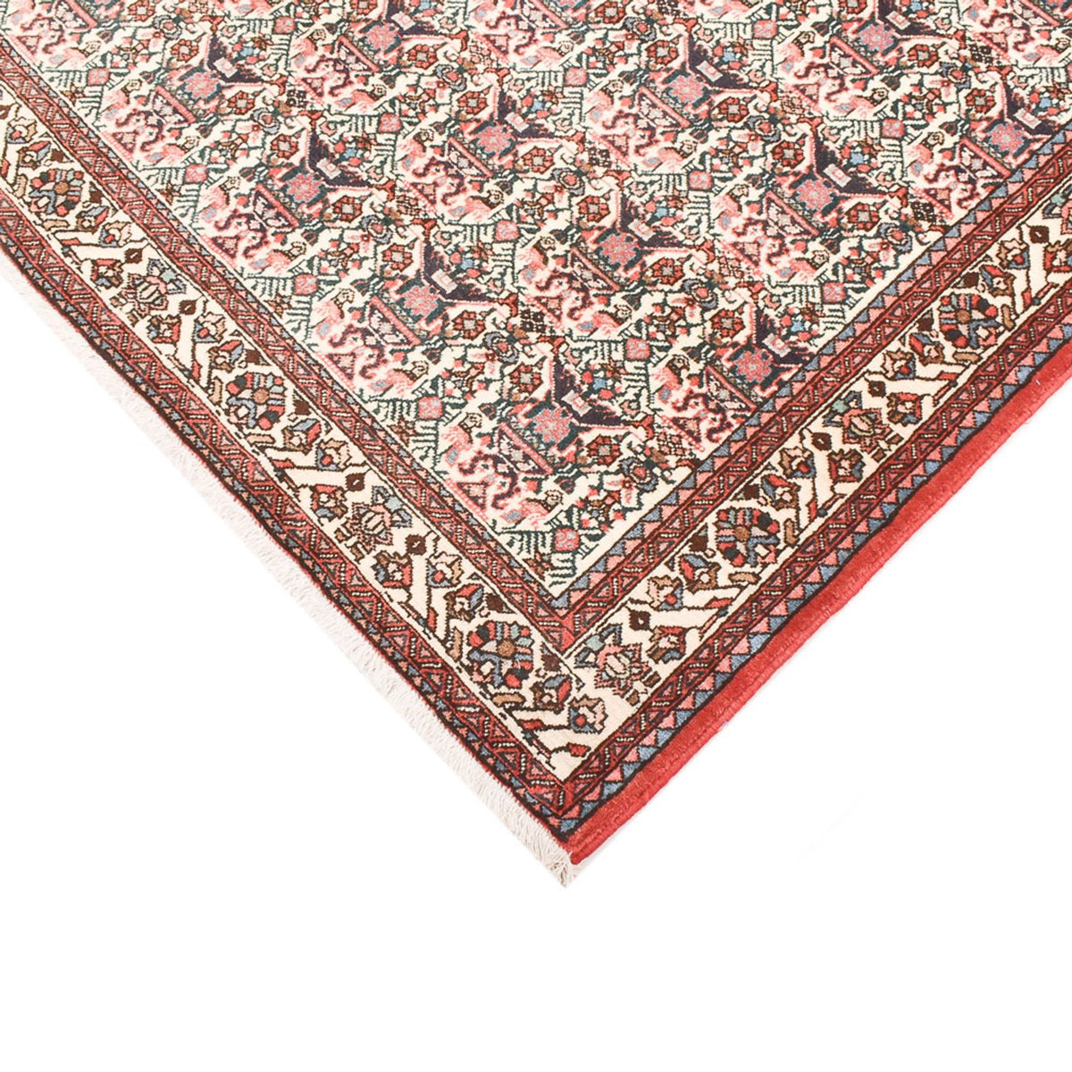 Tapis persan - Nomadic - 203 x 158 cm - rouille