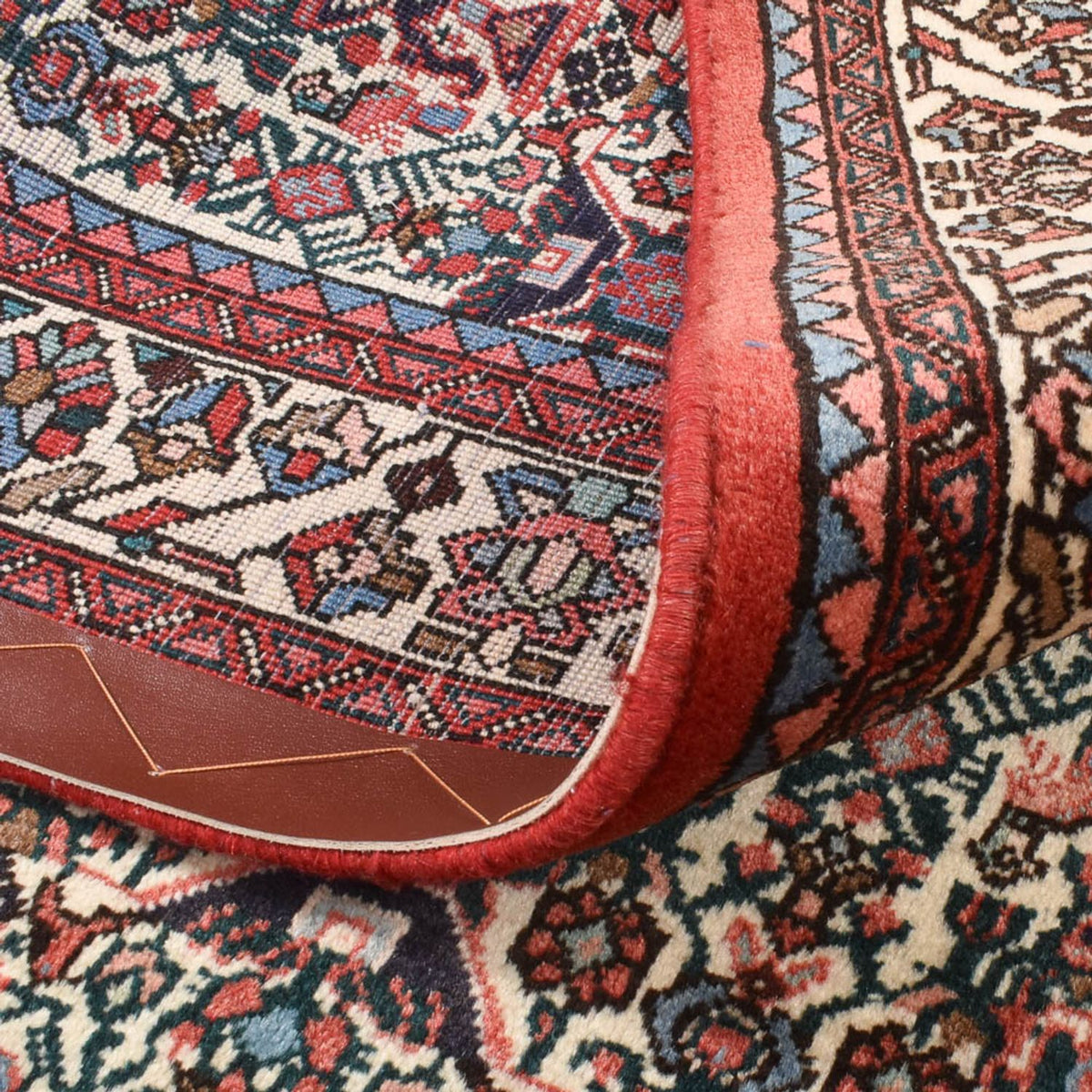 Tapis persan - Nomadic - 203 x 158 cm - rouille