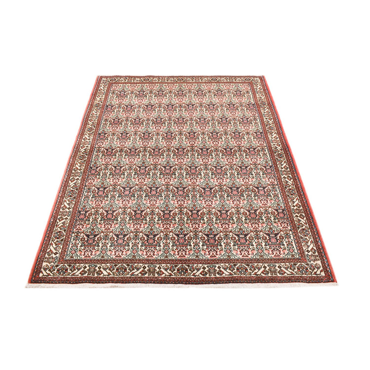 Tapis persan - Nomadic - 203 x 158 cm - rouille