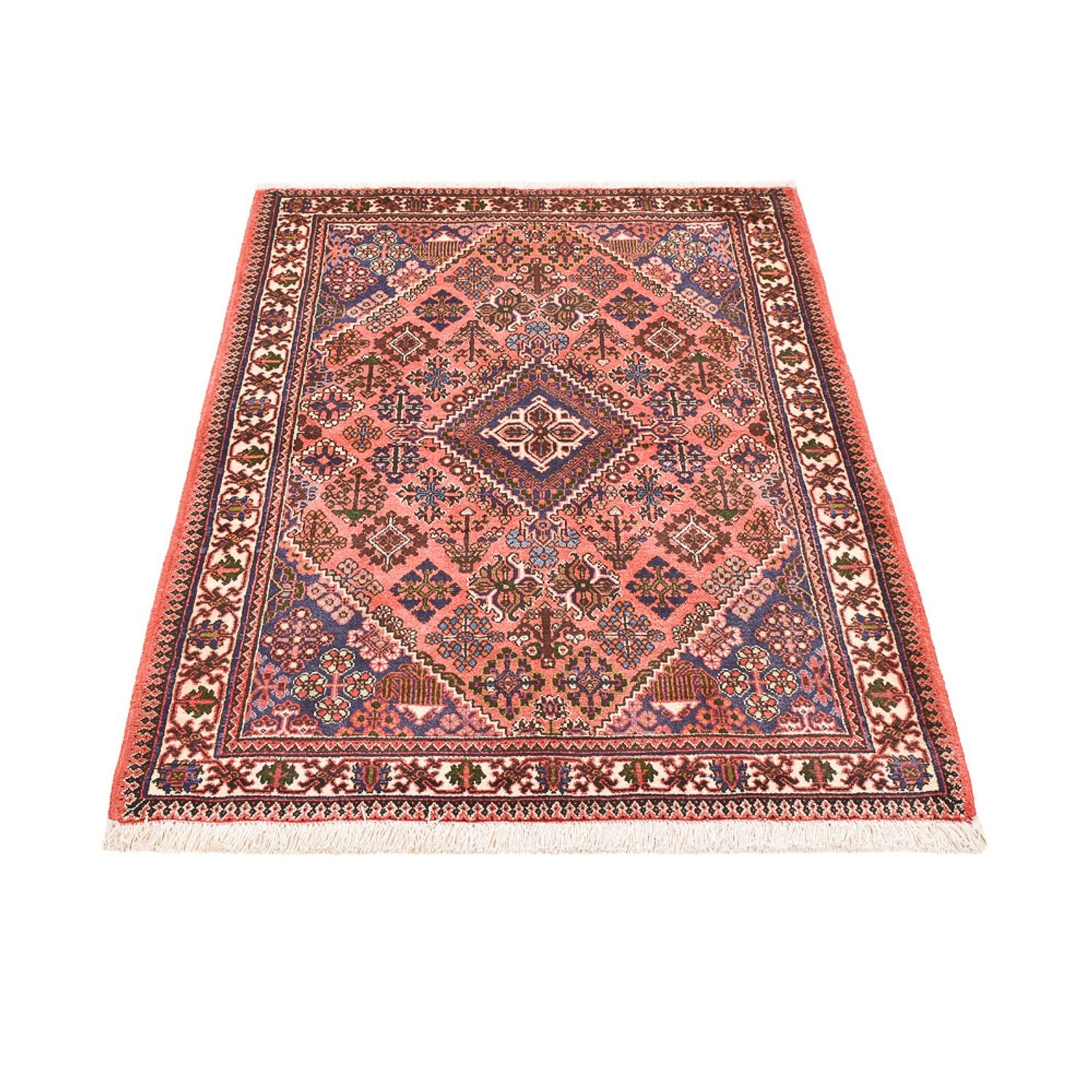Tapis persan - Nomadic - 160 x 115 cm - rouge clair