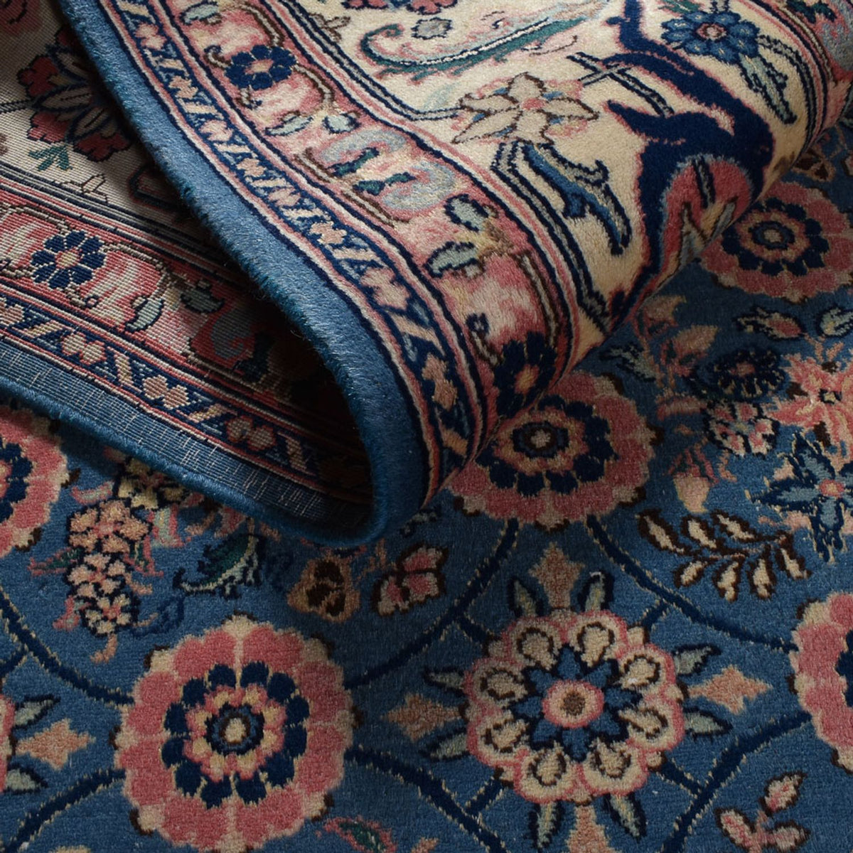 Tapis persan - Nomadic - 286 x 198 cm - bleu