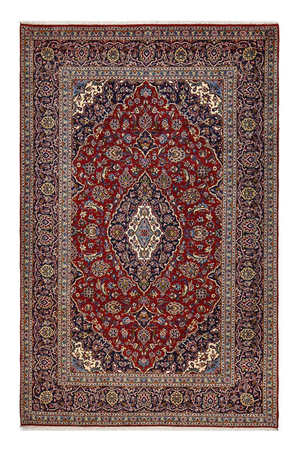Tapis persan - Keshan - 320 x 208 cm - rouge