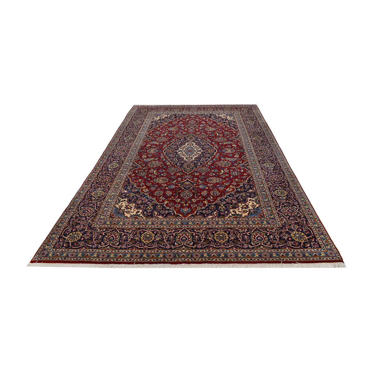 Tapis persan - Keshan - 320 x 208 cm - rouge