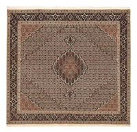 Tapis persan - Tabriz - Royal carré  - 202 x 200 cm - marron