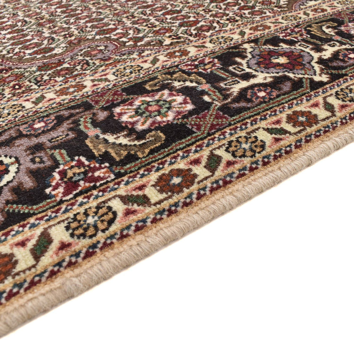 Tapis persan - Tabriz - Royal carré  - 202 x 200 cm - marron