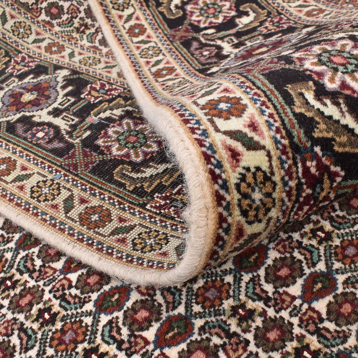Tapis persan - Tabriz - Royal carré  - 202 x 200 cm - marron