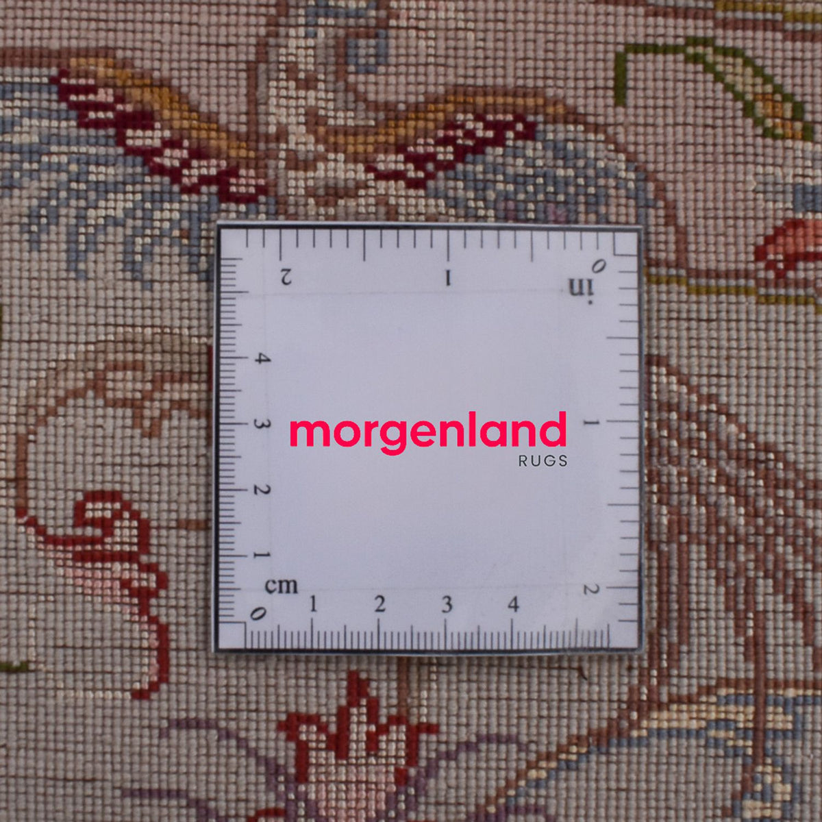 Tapis persan - Tabriz - Royal ronde  - 245 x 245 cm - rouge