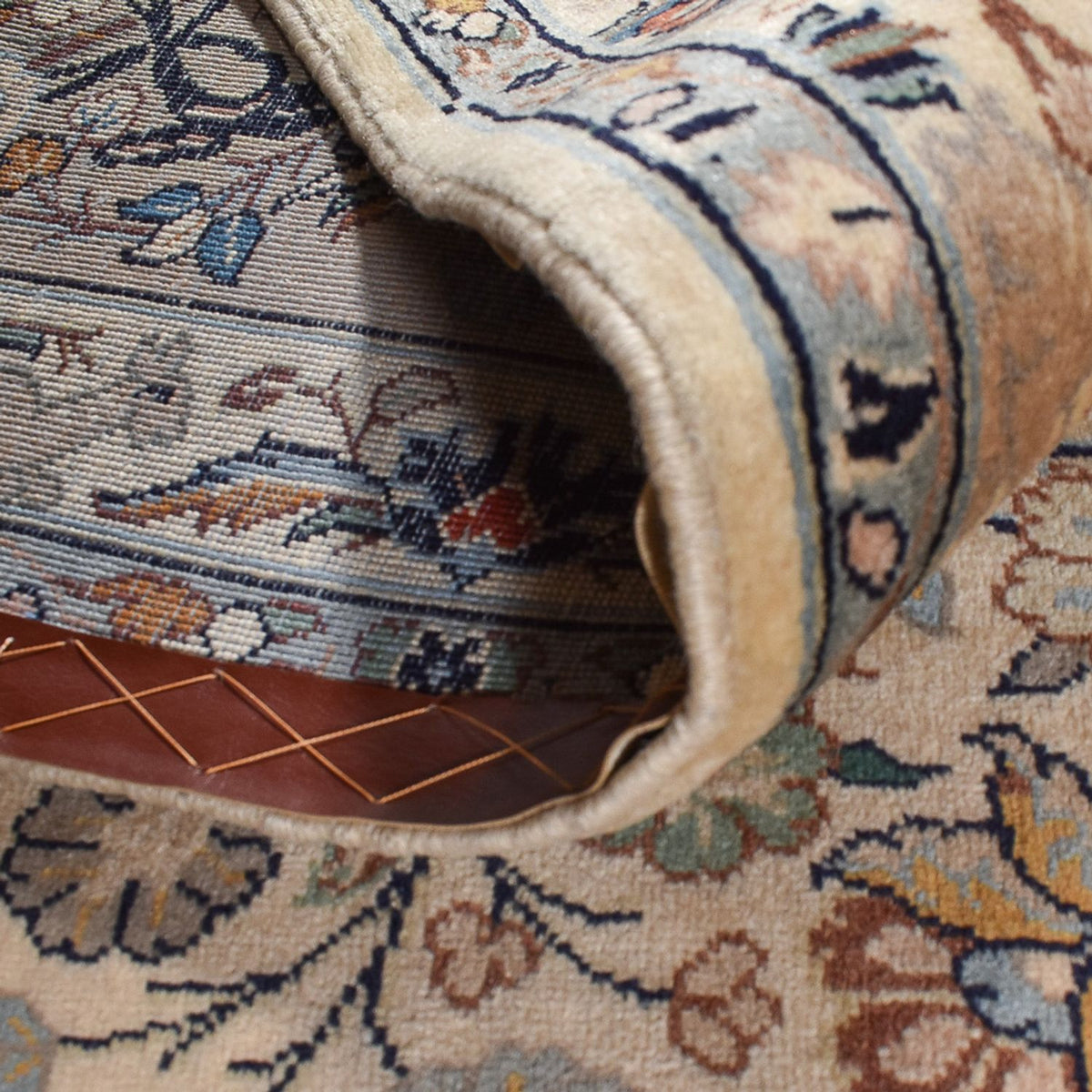 Tapis persan - Keshan - 342 x 247 cm - sable