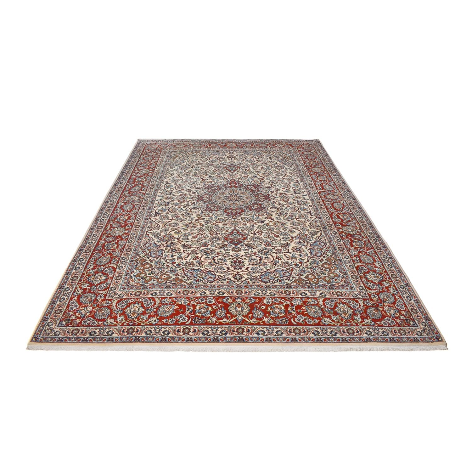 Tapis persan - Keshan - 356 x 259 cm - rouille