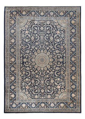 Tapis persan - Classique - 346 x 248 cm - bleu foncé