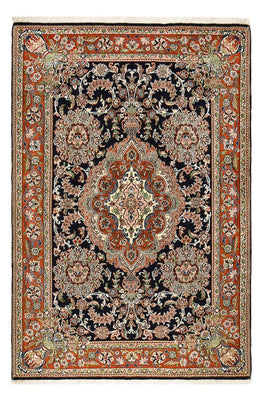 Tapis persan - Ghom - Royal - 208 x 137 cm - beige foncé