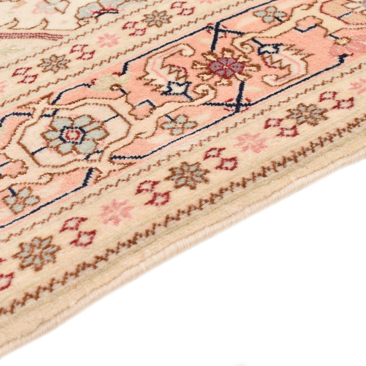 Tapis persan - Tabriz - Royal - 151 x 106 cm - beige clair
