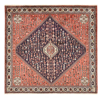 Tapis persan - Nomadic carré  - 203 x 196 cm - rouge clair