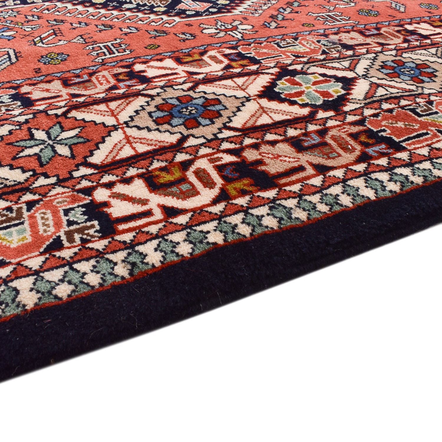 Tapis persan - Nomadic - 406 x 298 cm - rouge clair