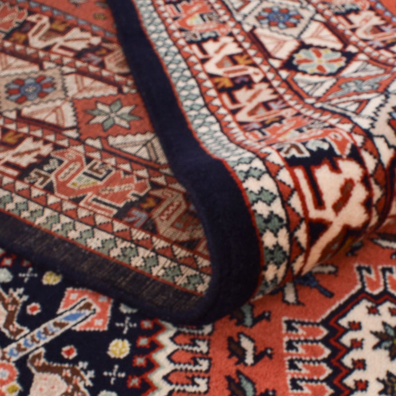 Tapis persan - Nomadic - 406 x 298 cm - rouge clair