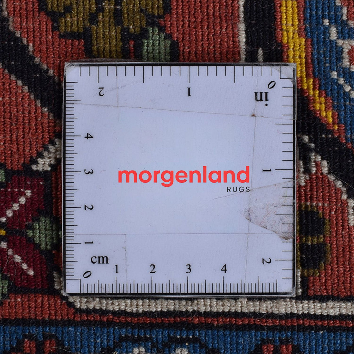 Tapis persan - Bidjar carré  - 400 x 400 cm - rouille