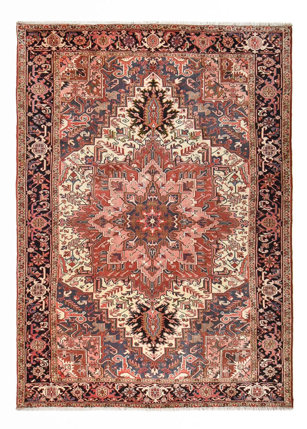 Tapis persan - Nomadic - 341 x 252 cm - rouge clair
