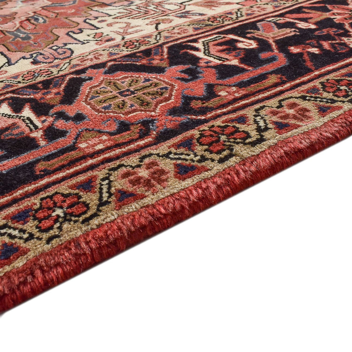 Tapis persan - Nomadic - 341 x 252 cm - rouge clair