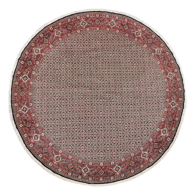Tapis persan - Bidjar ronde  - 300 x 300 cm - rouge clair