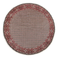Tapis persan - Bidjar ronde  - 300 x 300 cm - rouge clair
