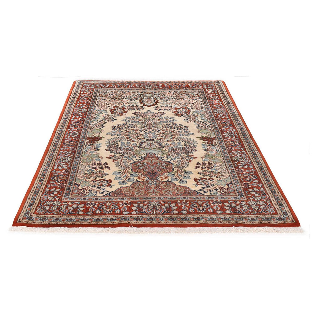 Tapis persan - Ghom - Royal - 203 x 130 cm - multicolore