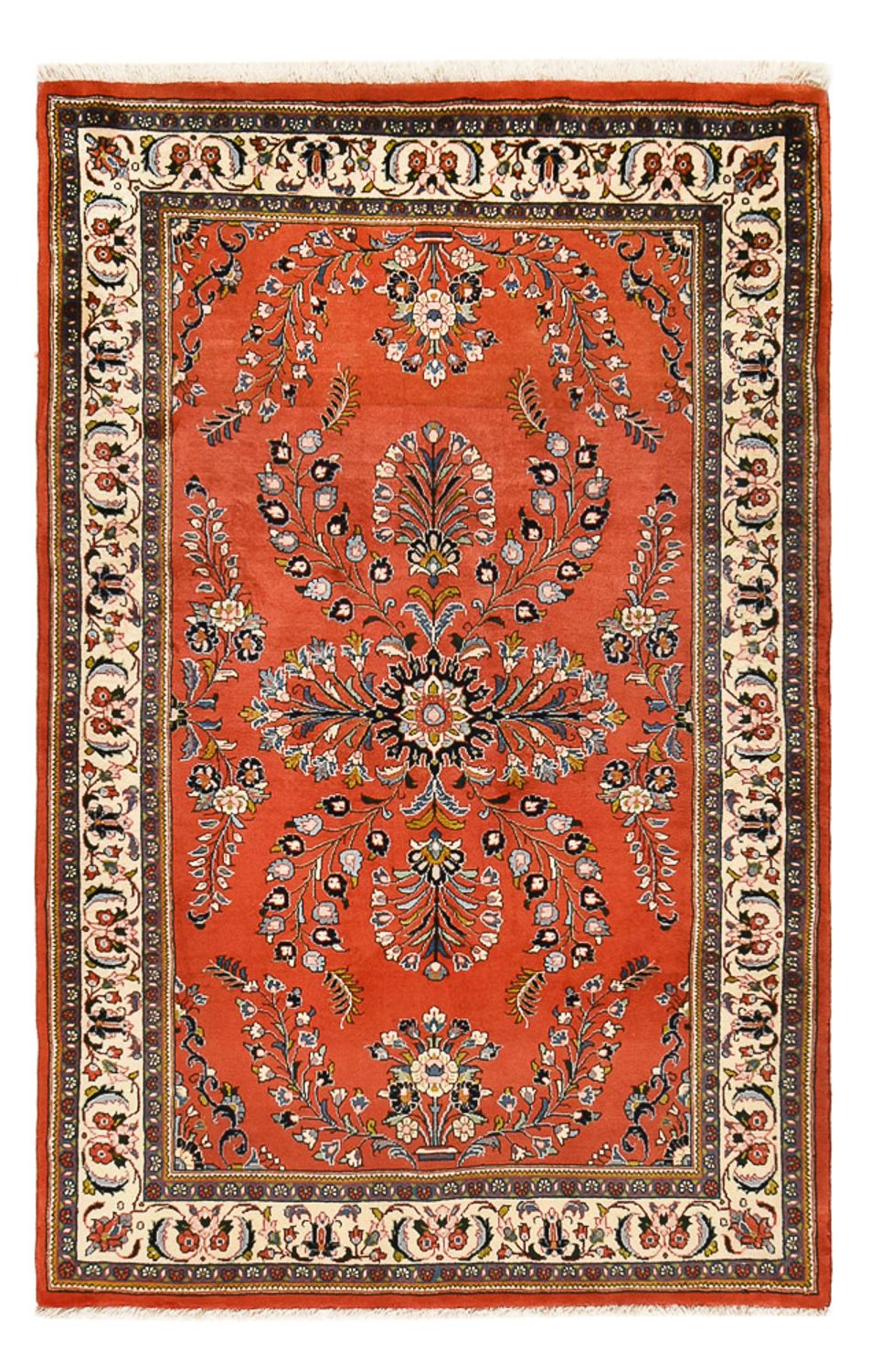 Tapis persan - Classique - 202 x 130 cm - rouge