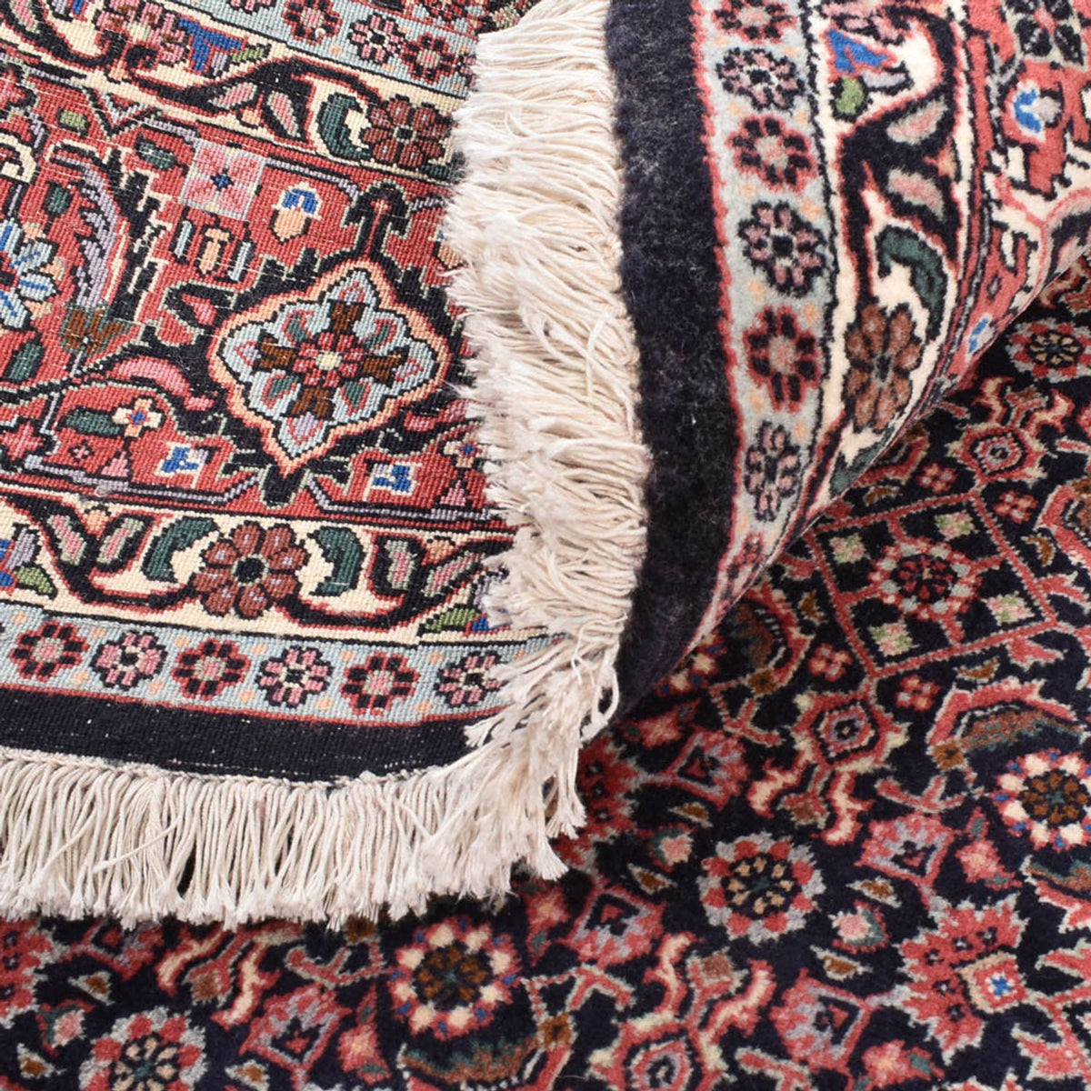 Tapis persan - Bidjar ronde  - 200 x 200 cm - rouille