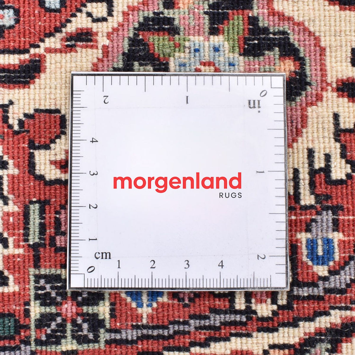 Tapis persan - Bidjar ronde  - 200 x 200 cm - rouille