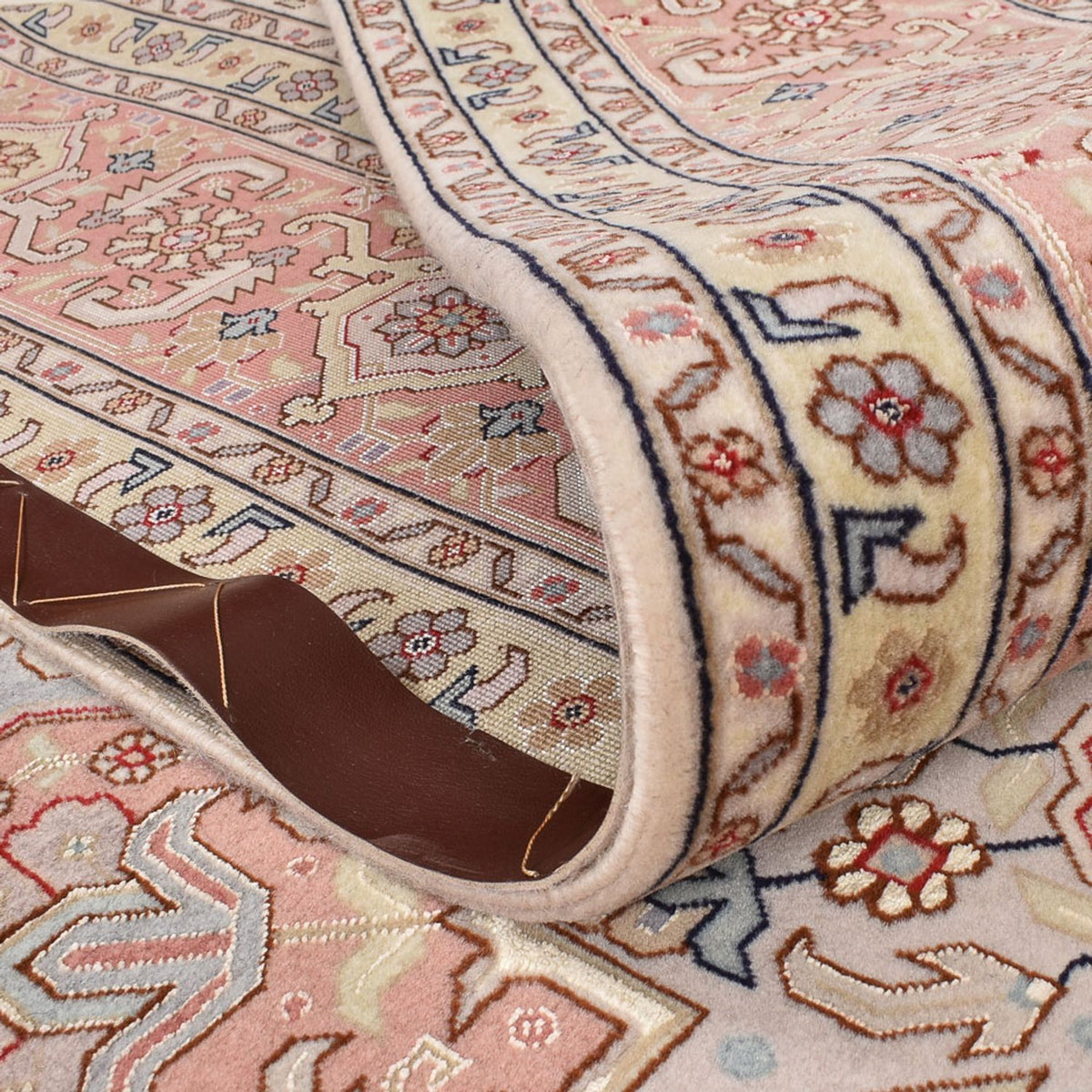 Tapis persan - Tabriz - Royal - 292 x 205 cm - rouge clair