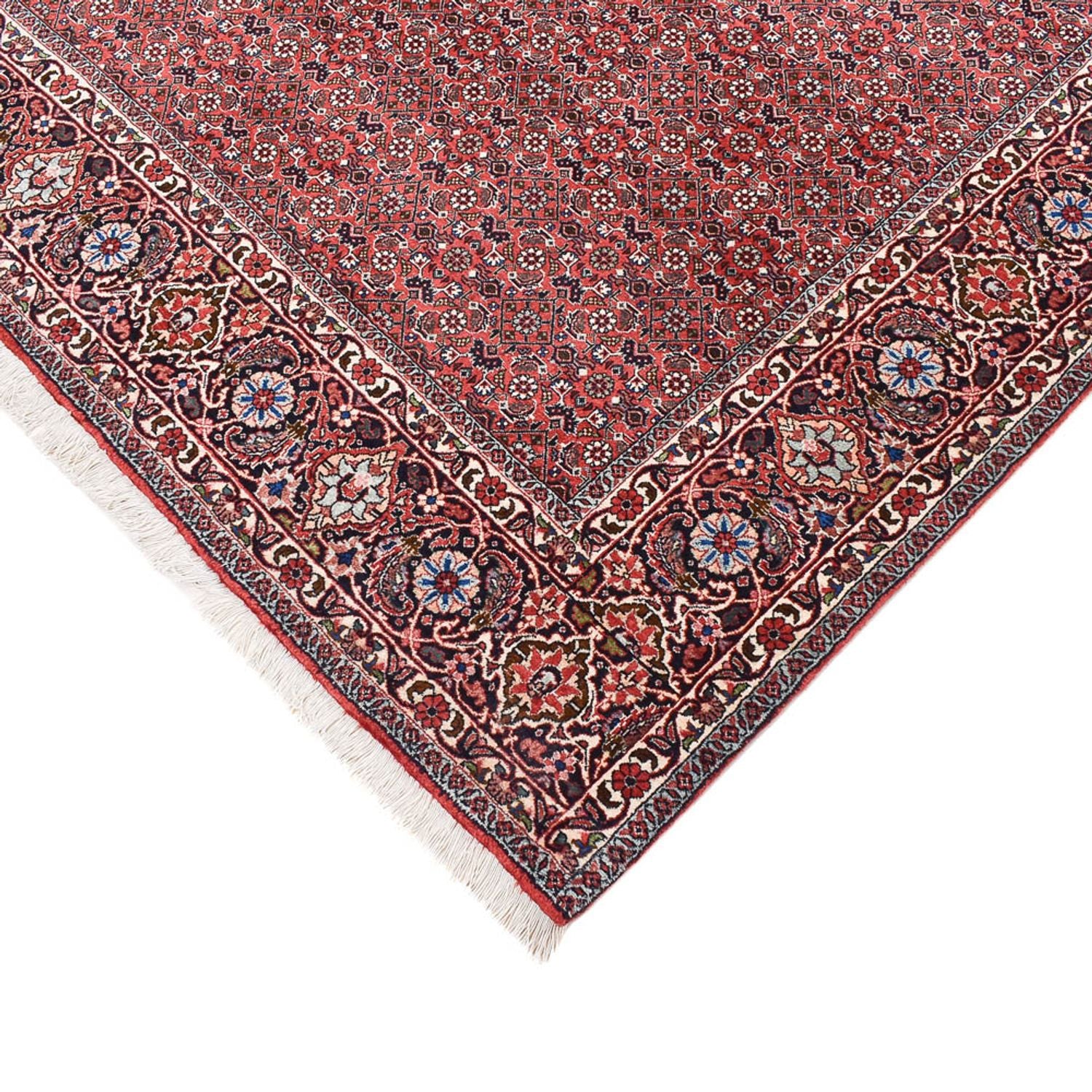 Tapis de couloir Tapis persan - Bidjar - 395 x 202 cm - rouille
