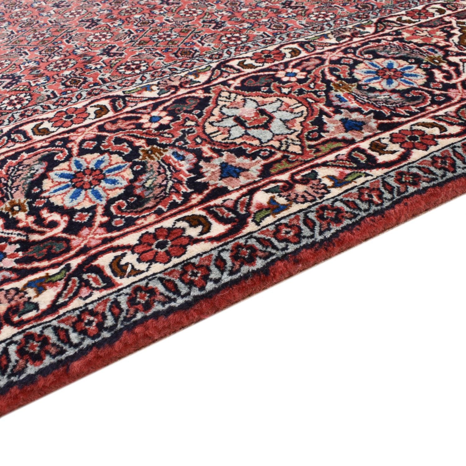 Tapis de couloir Tapis persan - Bidjar - 395 x 202 cm - rouille
