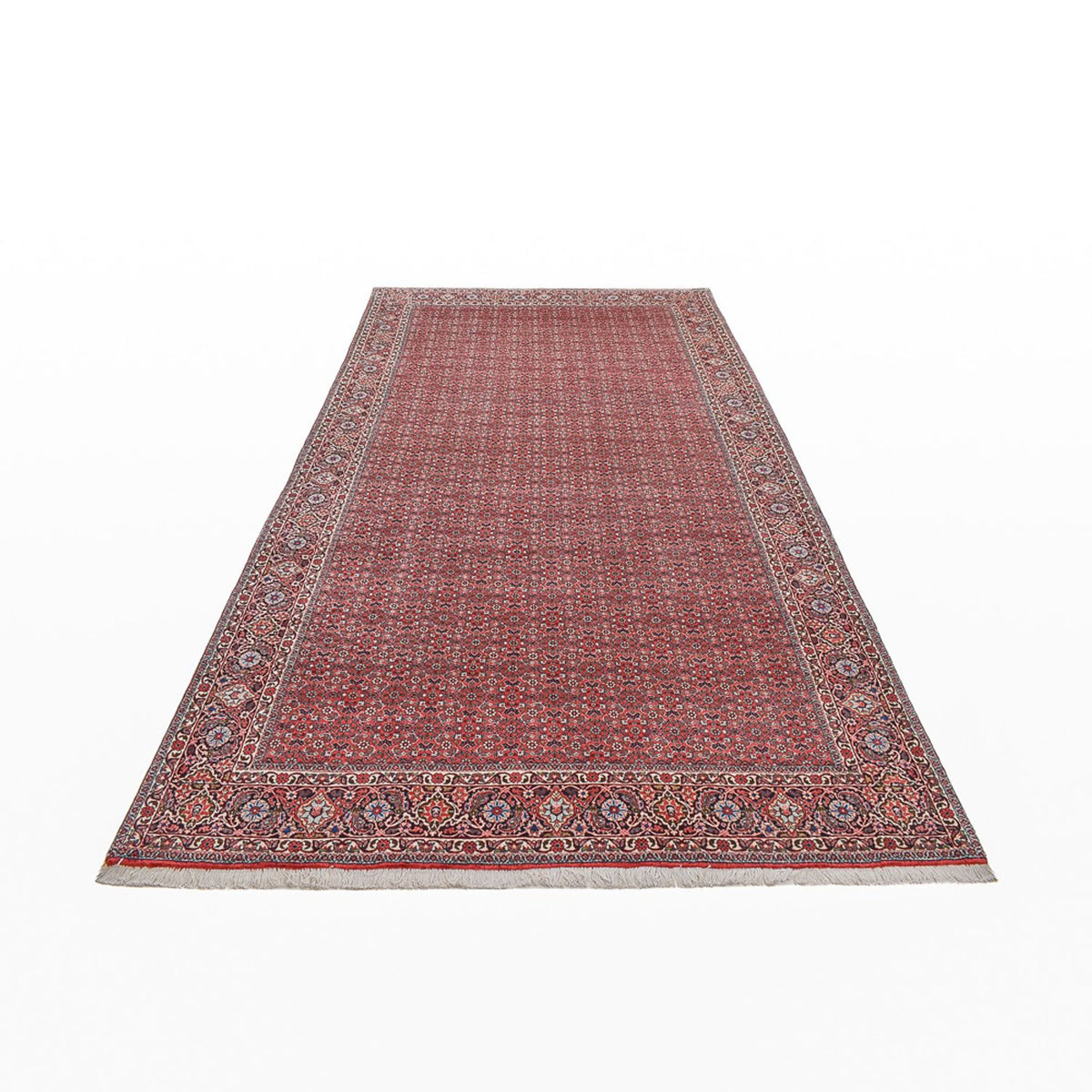 Tapis de couloir Tapis persan - Bidjar - 395 x 202 cm - rouille