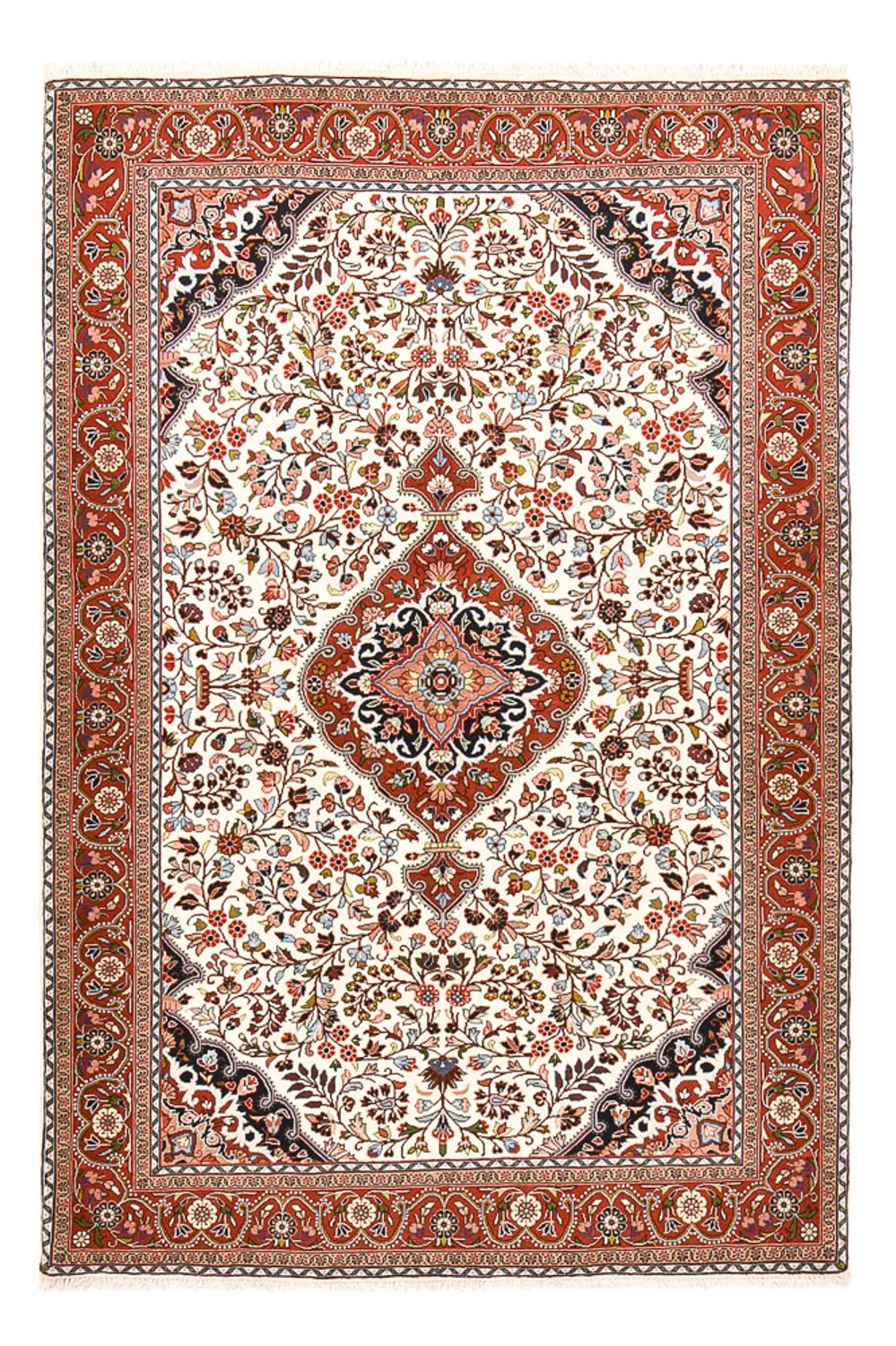 Tapis persan - Nomadic - 205 x 138 cm - crème