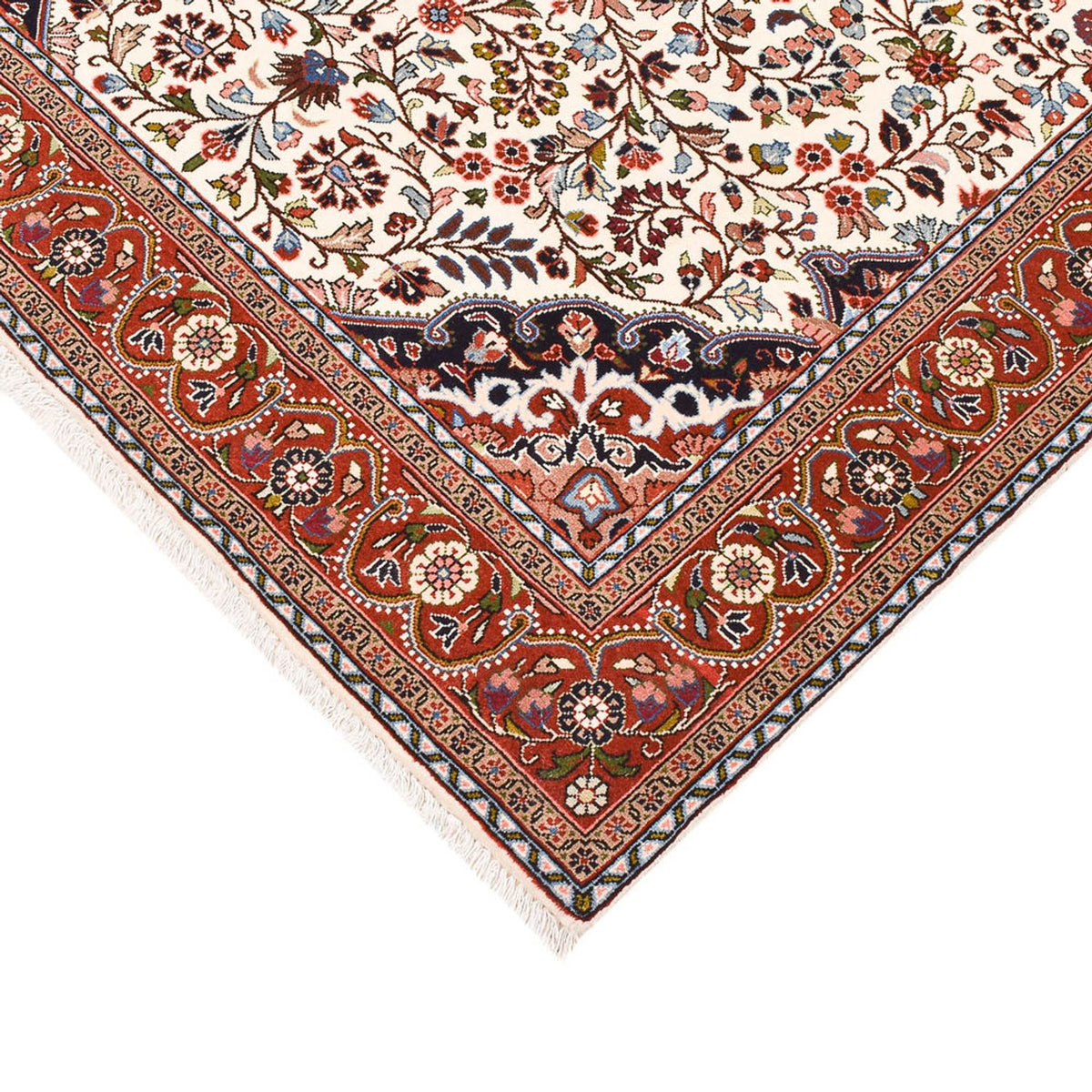 Tapis persan - Nomadic - 205 x 138 cm - crème